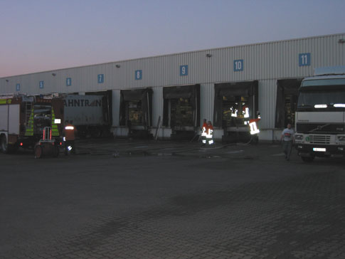 Ansicht Lagerhalle