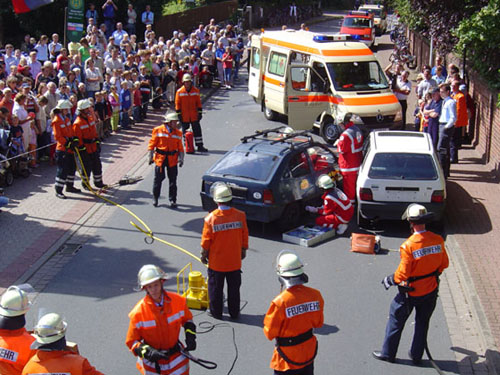 Darstellung Verkehrsunfall