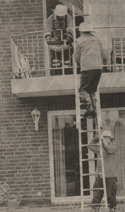 Der Balkon der Wohnung