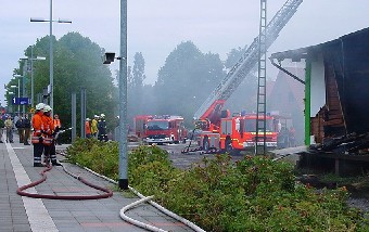 Einsatzstelle von Süden