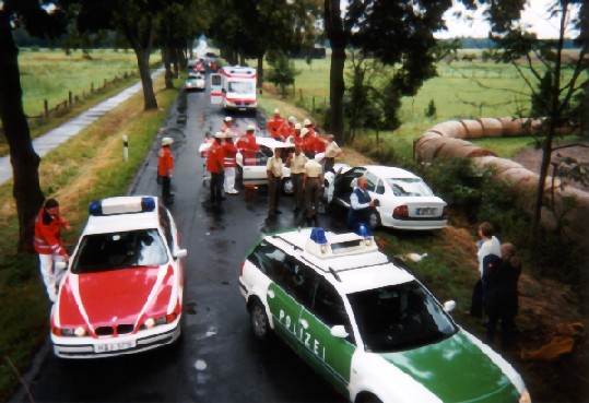 Unfallstelle L383 Richtung Burgwedel