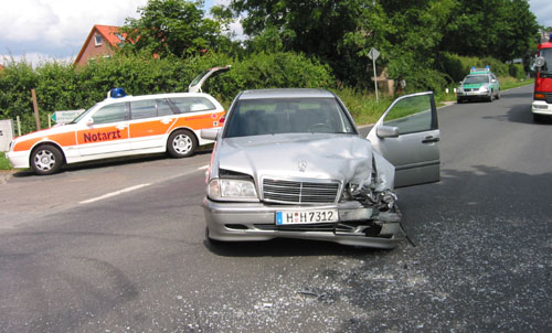 Frontend des Mercedes