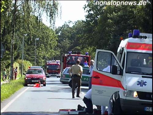 Einsatzstelle Landesstraße 190