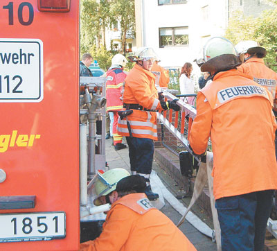 Arbeiten an der Einsatzstelle