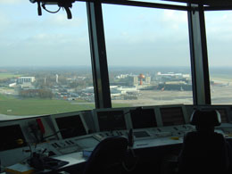 Blick over Airport