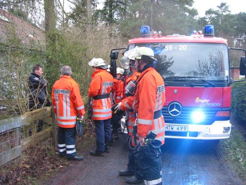 Einsatzstelle Fliederweg