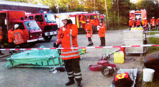 Einsatzstelle Wasserwerk Elze