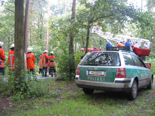 Einsatzstelle Waldkater