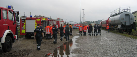 Ausbildungszug Gefahrgut in Hannover Linden