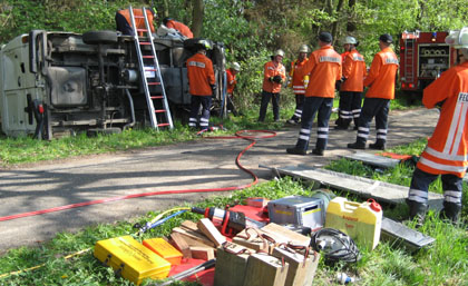 Tranporter gegen Baum