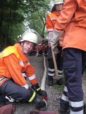 B Schläuche aufpumpen