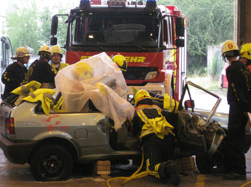 Innerer Retter im Fahrzeug