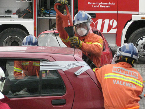 Säbelsäge im Einsatz