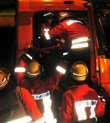 Rettung LKW Fahrer