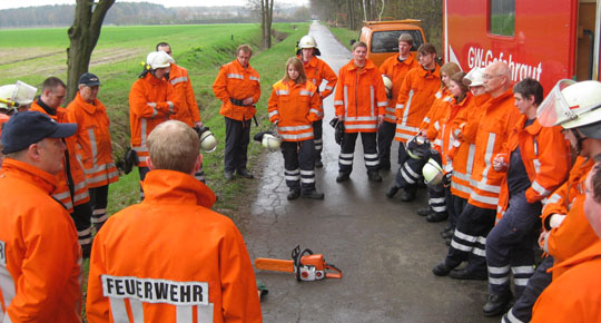 Einsatzkräfte am Sonntagsdienst