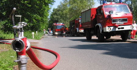 Einsatzstelle am Nathelsheideweg