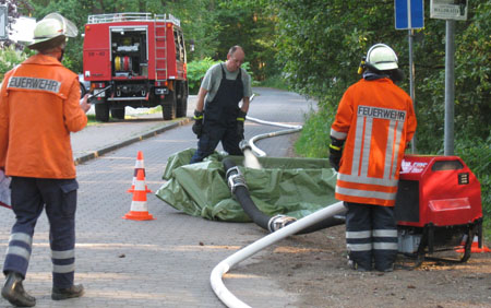 offene Schaltreihe mit Verstärkerpumpe