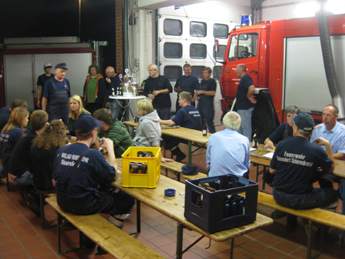 Abschlussgrillen im FW Haus