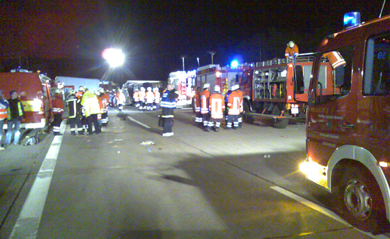 2009: FF Bissendorf im Einsatz auf der BAB