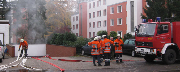 Brennt Tiefgarage, Lageerkundung