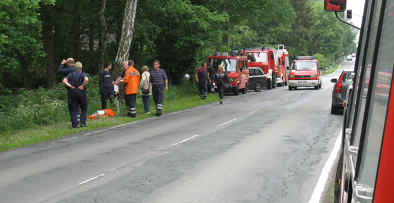 Einsatzstelle an der L 383