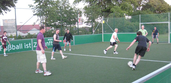 Soccer unter freiem Himmel