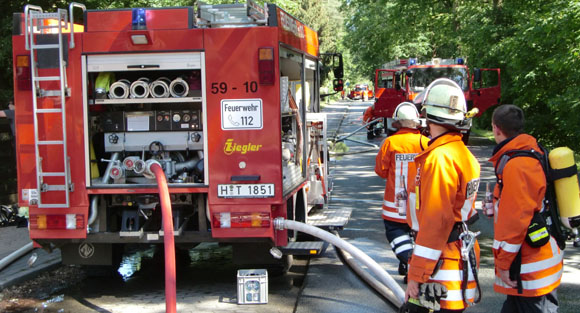 Einsatzstelle an der L 383