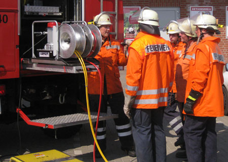 Einweisung in das Hydraulikaggregat