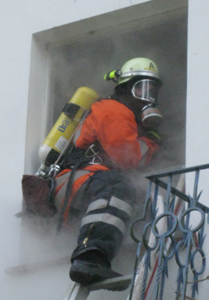 AGT Einsatz, Wohnungsbrand 1.OG