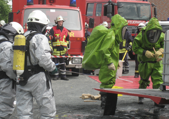 CSA u. Messtrupp im Gefahrenbereich