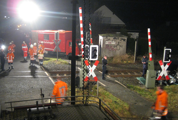 Einsatzabschnitt Bahnbergang