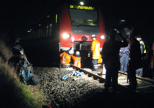 auf der S-Bahnstrecke