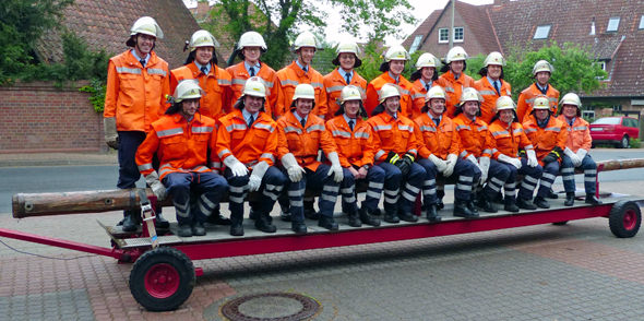 Maibaum 2014:Team Feuerwehr Bissendorf