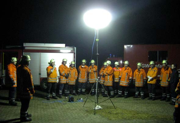 Einsatzstellenbeleuchtung durch Powermoon 