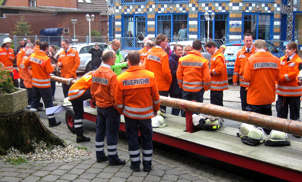 Feuerwehr Ruhepause im Tattenhagen