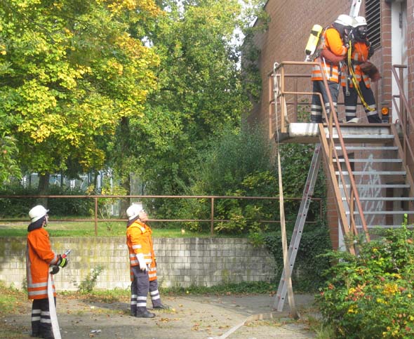 Obergeschoss ber Steckleiter 