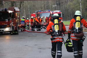 Gemeinsame Brandbekämpfung