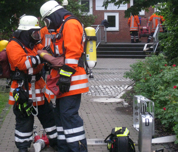 Vor der Grundschule