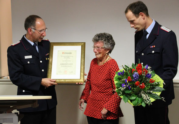 2017: Ernennung zum Ehrenmitglied - Helga Futter