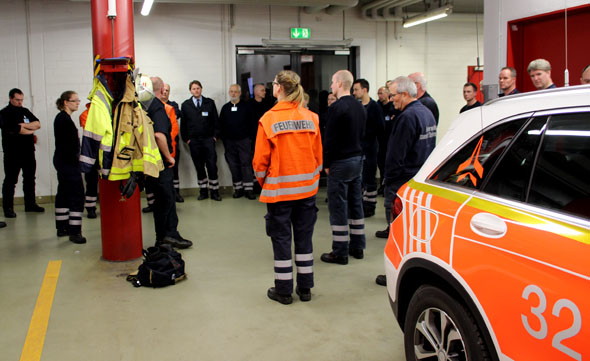 2017: Besuch Flughafenfeuerwehr Hannover