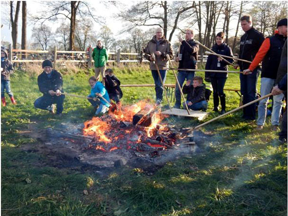 Osterfeuer 2017 fr die Kleinen