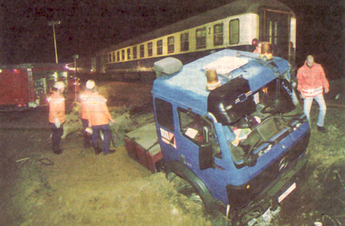 Einsatzstelle Bahnübergang Schlage-Ickhorst