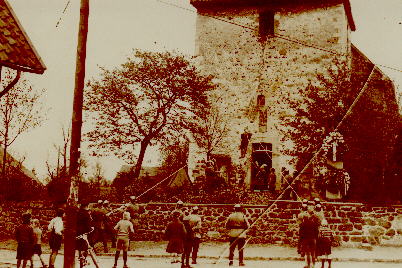 Rettung aus dem Kirchturm - 1933