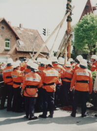 Maibaum aufstellen