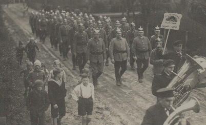 Ausmarsch der Freiw. Feuerwehr Bissendorf 1933